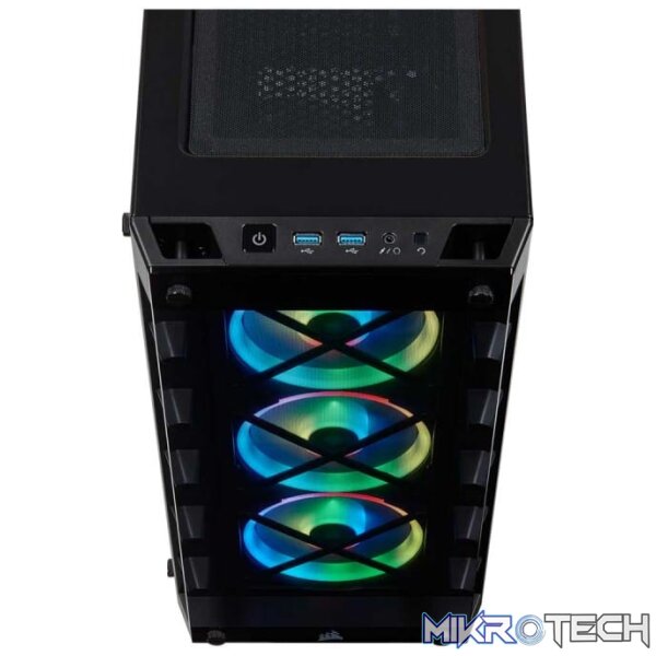 Corsair Crystal series 465X RGB Black ATX Chassis - Image 6